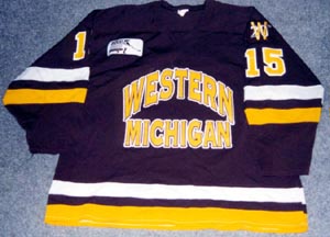 Western Michigan University Hockey Replica Jersey: Western Michigan  University