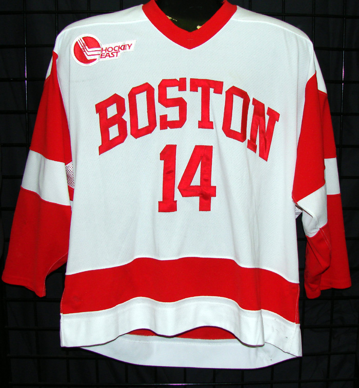 Jekabs Redlihs - Boston University - Game Used/Worn Jerseys - GV Jerseys