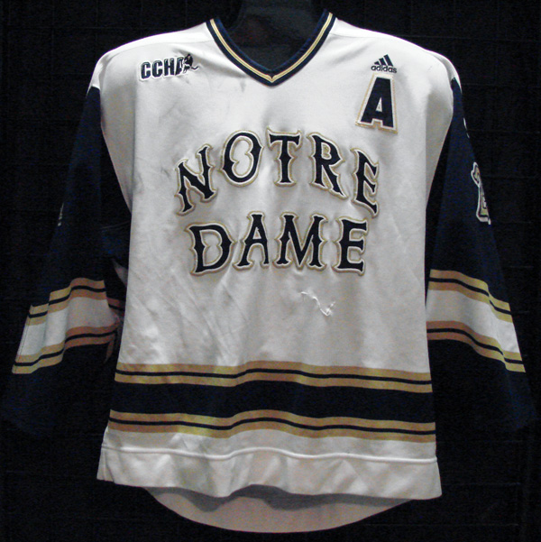 GVJerseys - Game Worn Hockey Jersey Collection - Notre Dame