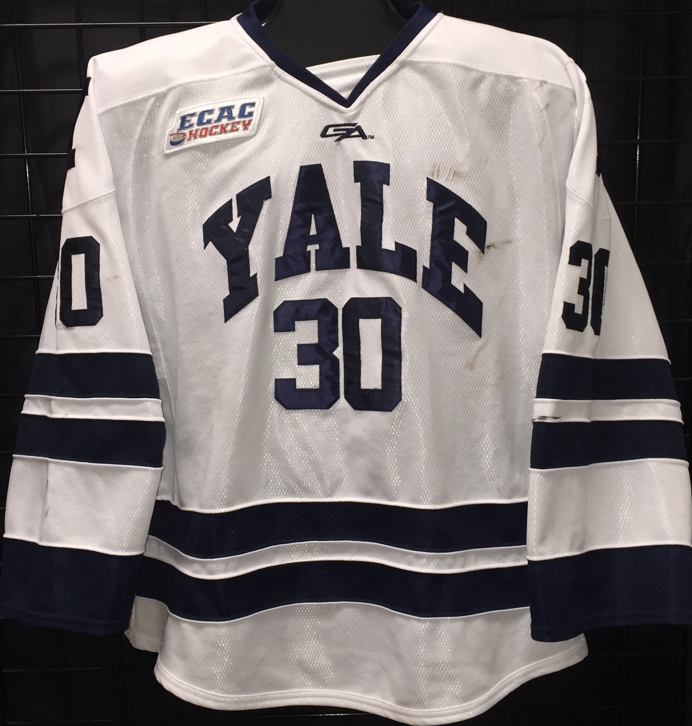 Patrick Spano Yale University Game Used/Worn Jerseys GV Jerseys